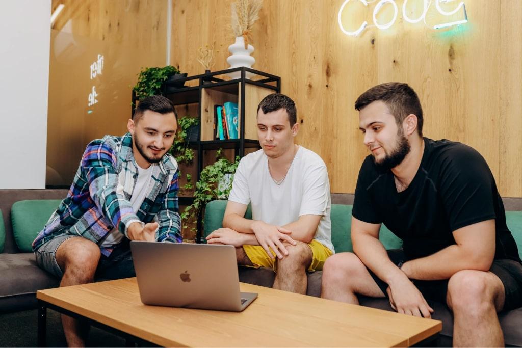 InterCode team reviewing code and implementing best practices